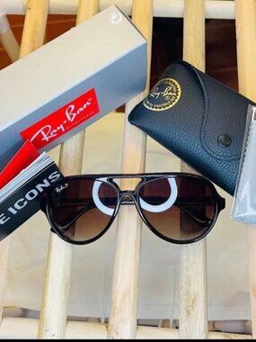 Ray-Ban RB4125 Tortoiseshell Polarized Sunglasses